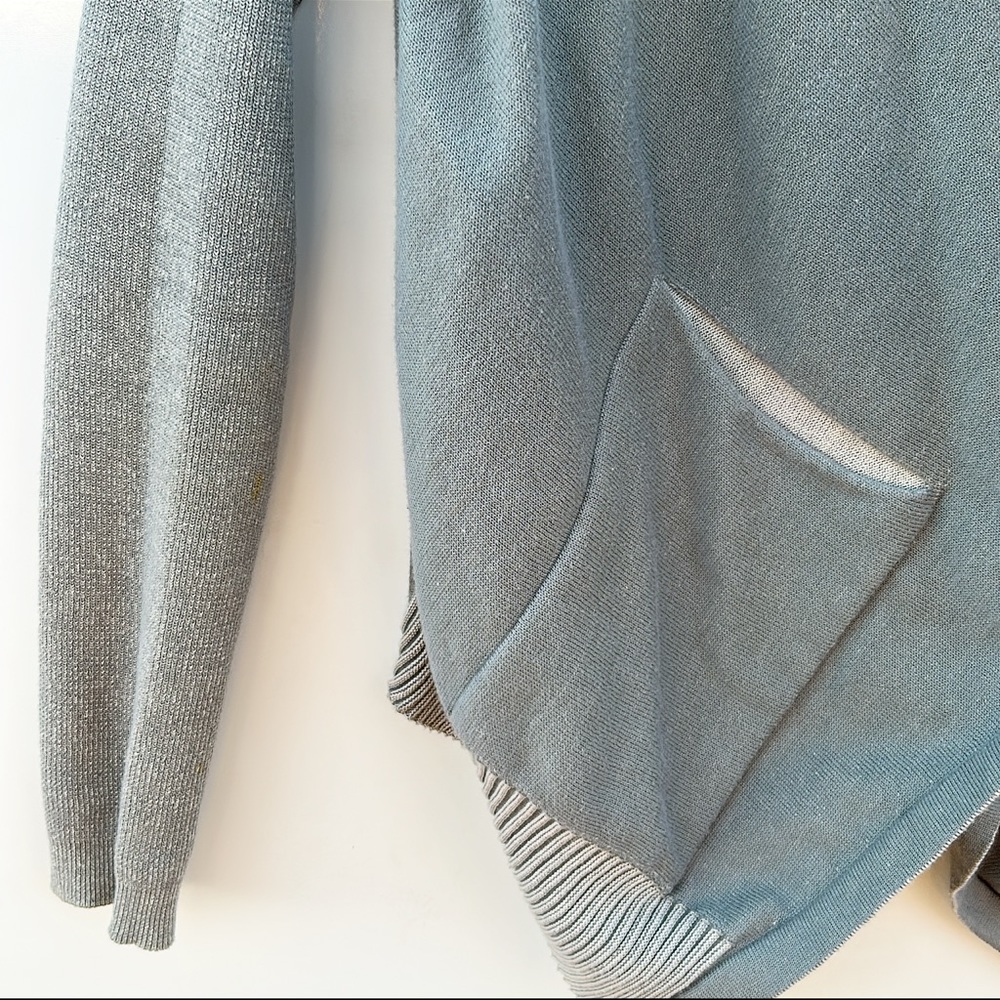 Cabi 5132 Sage Open Front Waterfall Cardigan - image 3